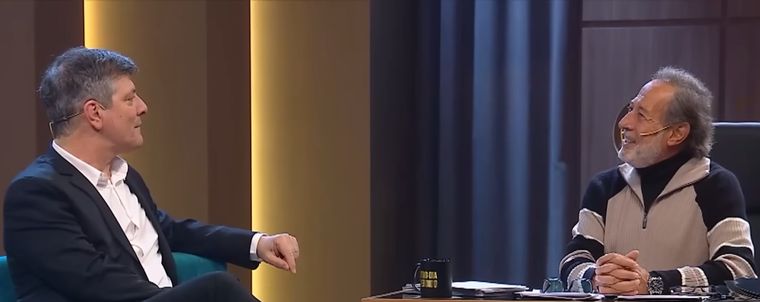 Mario Pergolini recibió a Guillermo Francella en su primer programa. Mario Pergolini recibió a Guillermo Francella en su primer programa.