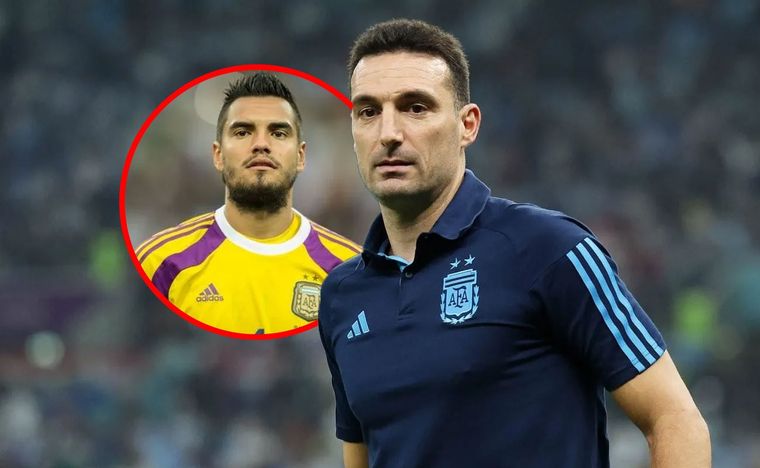 Scaloni habló de una posible convocatoria a Sergio Romero. Foto: MDZ