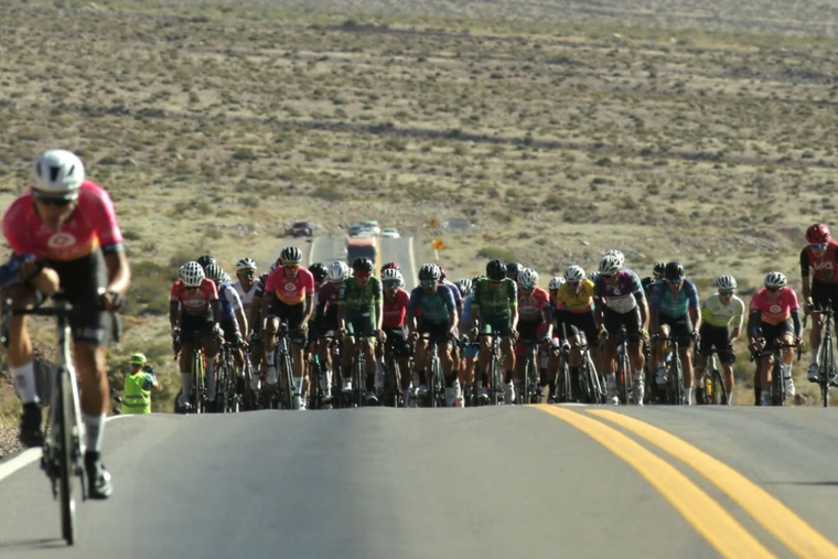 Nicolás Traico se quedó con la etapa reina de la Vuelta de Mendoza. Foto: Vuelta de Mendoza