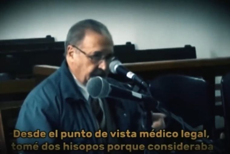El doctor Francisco Talío en pleno juicio. El doctor Francisco Talío en pleno juicio.