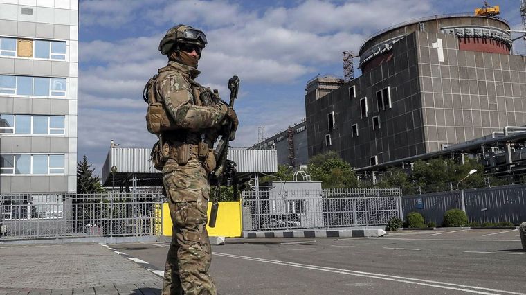 La central es controlada por Rusia. Foto: Efe.