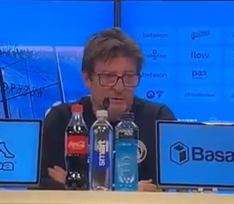 Alfredo Berti habló del empate de su equipo y le deseó buenas energías a Gimnasia.