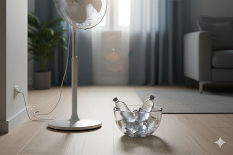 Un truco que no falla en verano. Fuente: IA Gemini. Un truco que no falla en verano. Fuente: IA Gemini.