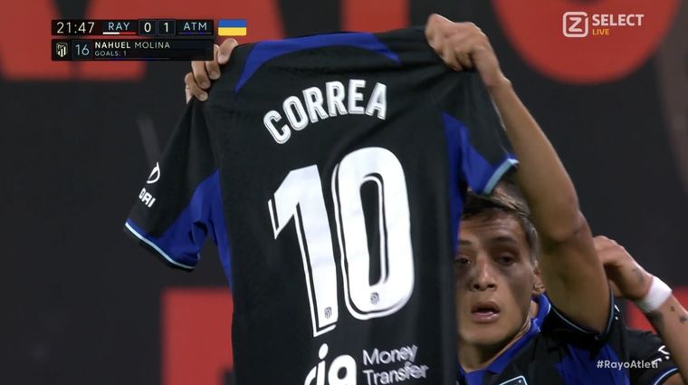 Molina y una emotiva dedicatoria a Correa, quien perdió a su mamá durante la semana