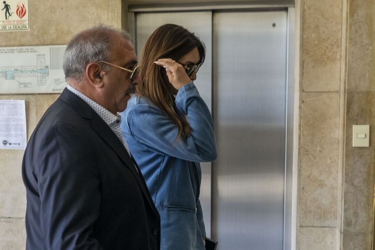 Claudia Andrea Silvero ingresando a Comodoro Py. Foto: Noticias Argentinas