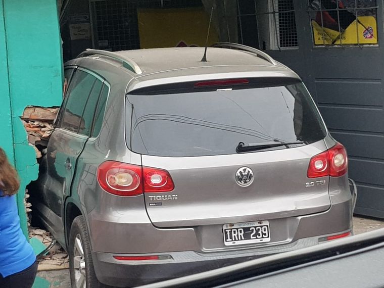 El accidente ocurrió el mediodía de este viernes Foto: Gentileza Andrés Videla