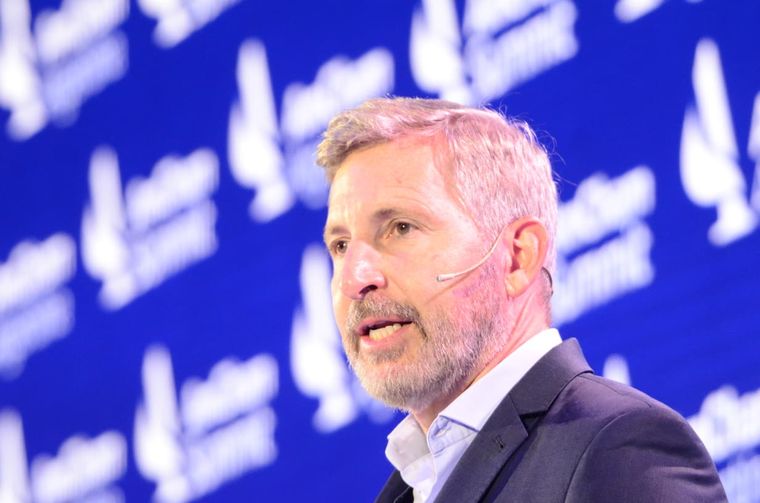 El gobernador de Entre Ríos, Rogelio Frigerio, en su participación del AmCham Summit 2026.