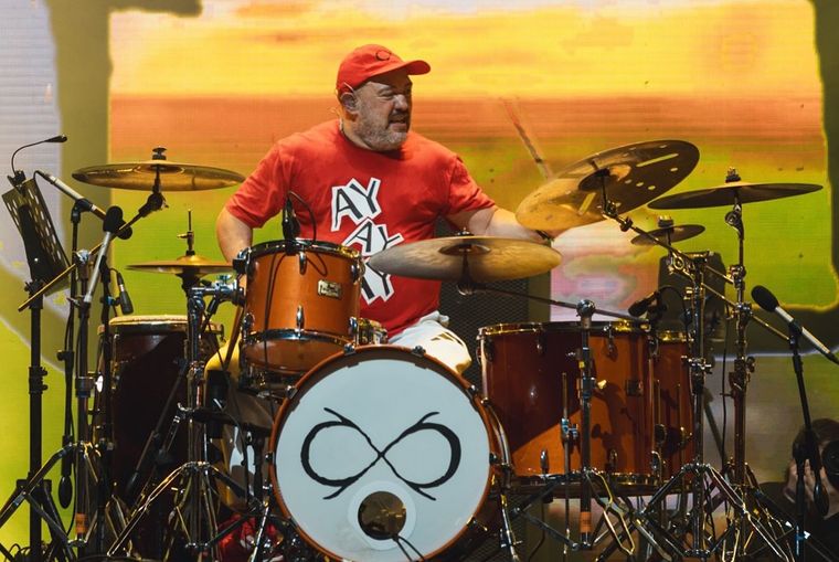 Murió Daniel Buira, primer baterista de Los Piojos. Foto: Instagram @danibuiraok.