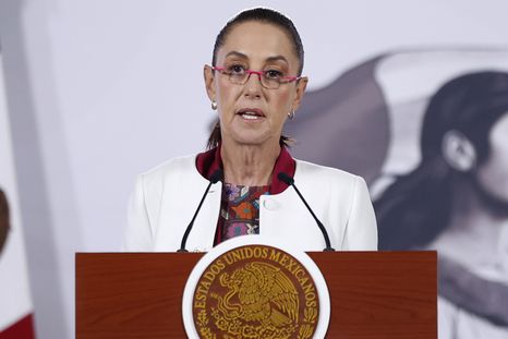 La presidenta de México pidió calma en medio de la ola de violencia