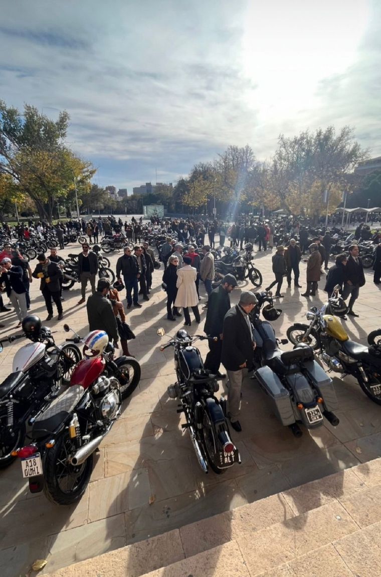 El Gentleman Ride en Mendoza. Foto: Gentileza