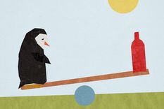 la triste amistad entre un pingüino y una botella