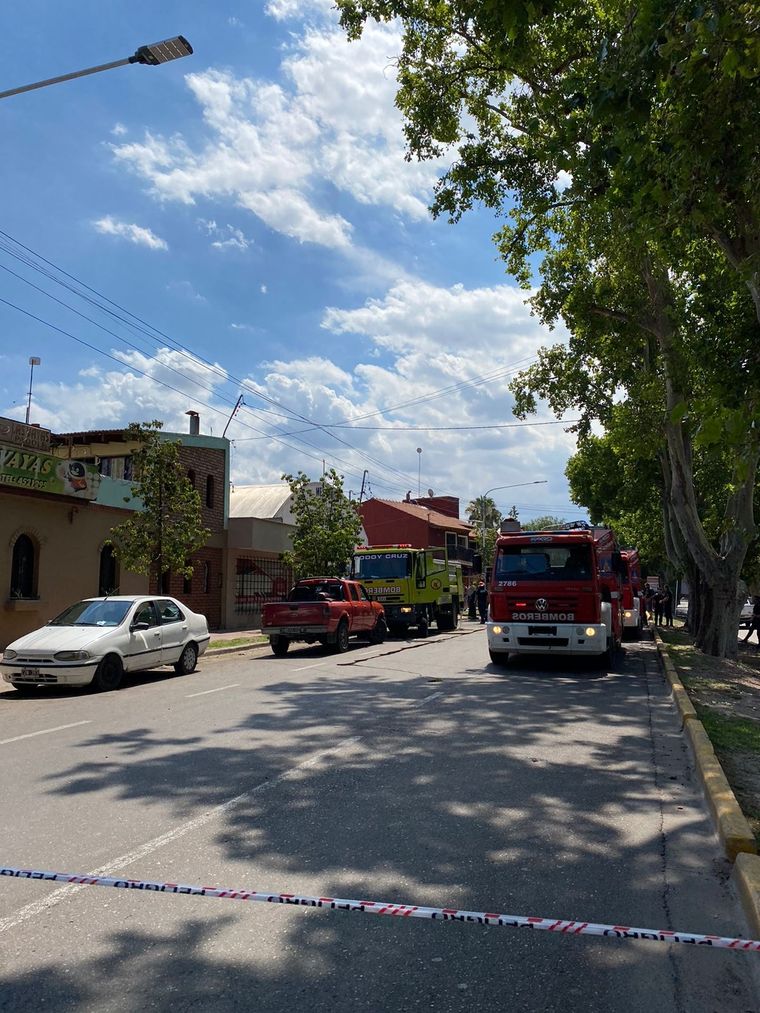 Varias dotaciones trabajaron en el lugar Foto: Gentileza Ayelén Panella