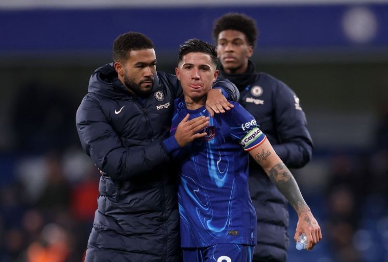 Fernández, líder futbolístico del equipo de Enzo Maresca Foto: @Blue_Footy