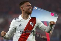 Lucas Beltrán y la chicana a Boca en redes. Foto: MDZ