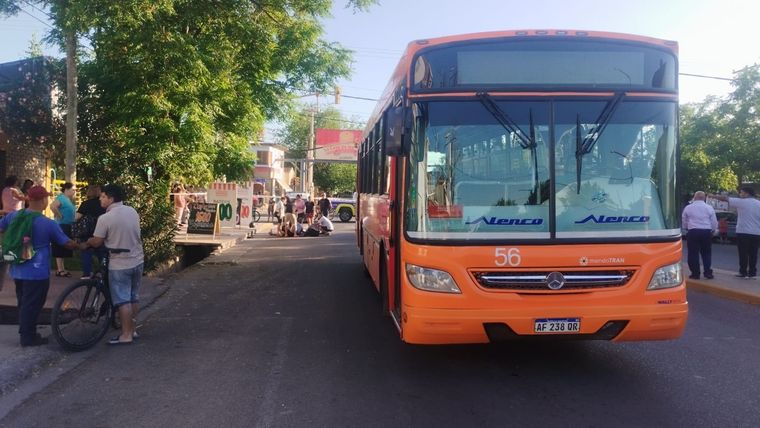 La zona, minutos después del accidente. Foto: gentileza.