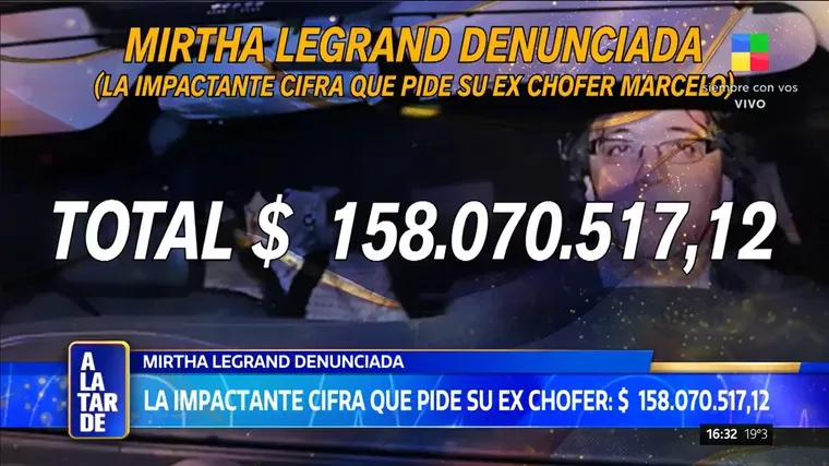 La información que dieron a conocer en A la Tarde cuando se conoció la denuncia. La información que dieron a conocer en A la Tarde cuando se conoció la denuncia. 