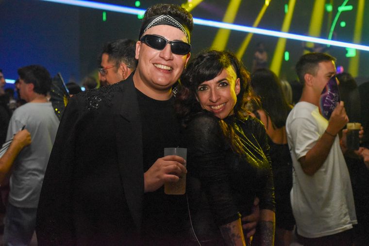 Dupla imbatible: Chory junto a María Emilia Marín. Dupla imbatible: Chory junto a María Emilia Marín.