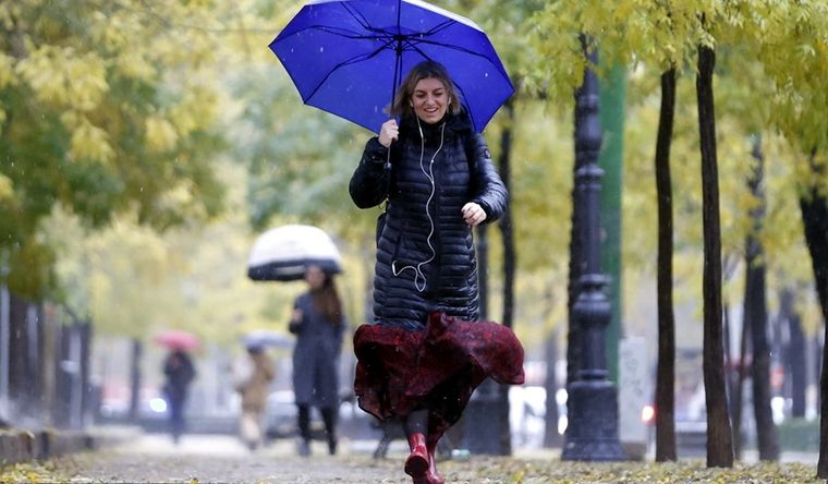 lluvia tormenta España Las lluvias en España dejaron registros históricos. Foto: Efe.