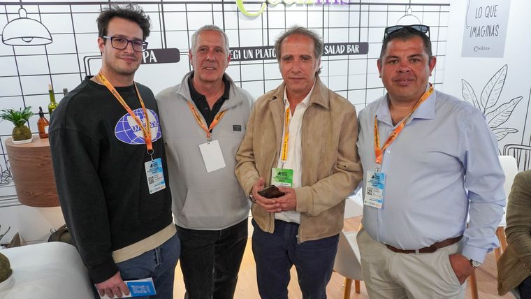 Joaquín Maudet, Amilcar Maudet, José Maria Pérez Márques y Eduardo Canteros Joaquín Maudet, Amilcar Maudet, José Maria Pérez Márques y Eduardo Canteros