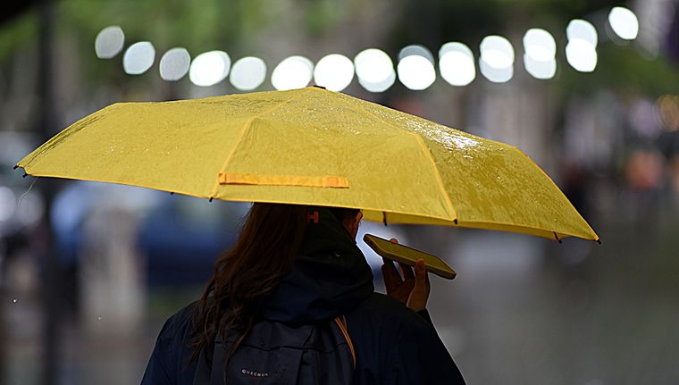 La advertencia del SMN para este jueves. Foto: Walter Moreno/MDZ con Moto G24