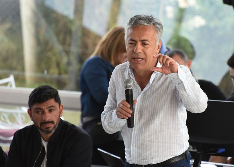 El exgobernador estuvo en Junín. Foto: Prensa Cornejo