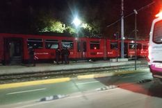 El servicio de Metrotranvía fue interrumpido parcialmente este miércoles Foto: Juan Tuzzi
