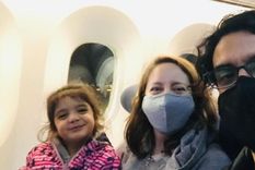 Se marcharon a Chile así de contentos a pasar las Navidades con la familia. Foto: CARLA BANFI