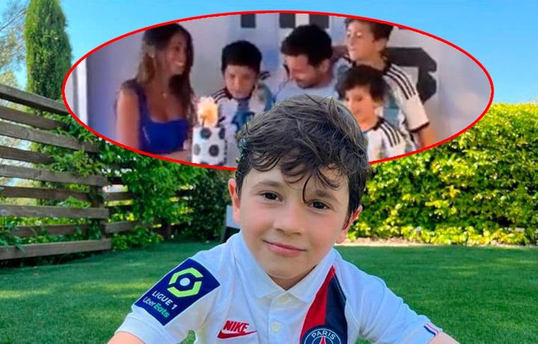 Mateo Messi cumplió siete años y su fiesta tuvo una ambientación especial.