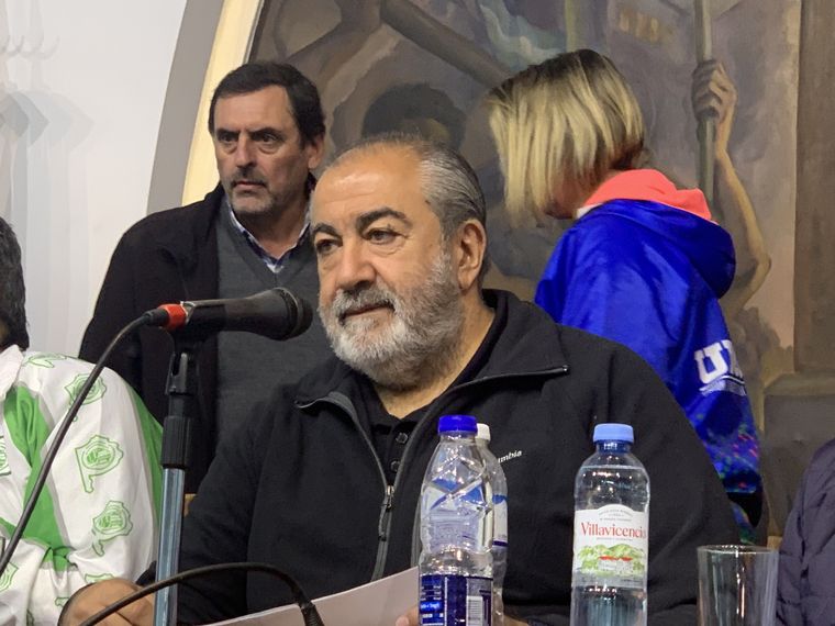 El referente de la CGT dió su balance del paro Foto: MDZ / Dante Kaplanski