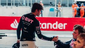 El auto de Colapinto sufrió daños importantes.