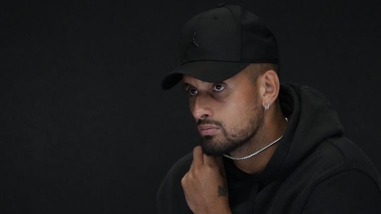 La decepción de Nick Kyrgios. Foto: Captura