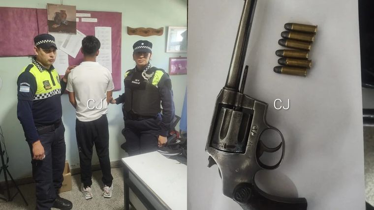 Un adolescente de 17 años fue detenido por las autoridades tras ingresar a una escuela con un arma de fuego cargada dentro de su mochila.