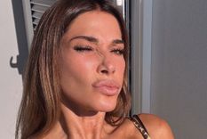 La modelo y una situación delicada.