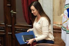 Victoria Villarruel, presidente de la Cámara de Senadores. Foto: NA Victoria Villarruel, presidente de la Cámara de Senadores. Foto: NA