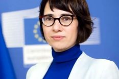 Anita Hipper, portavos de Exteriores de la UE. Foto: European Comission.