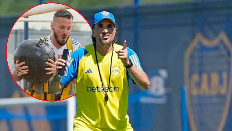 Diego Martínez podría apartar definitivamente a Pipa Benedetto del plantel de Boca. Foto: archivo