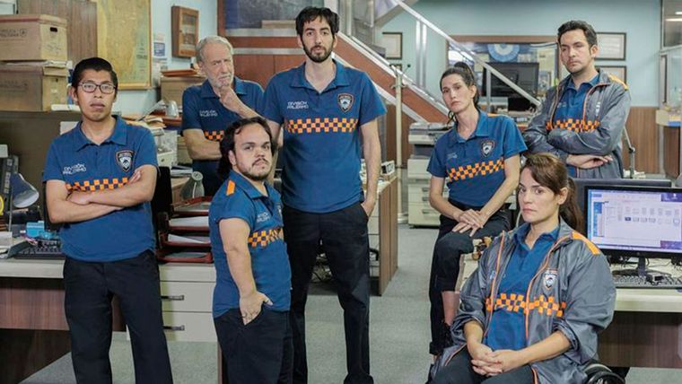 Una guardia muy divertida. Fuente: Netflix. Una guardia muy divertida. Fuente: Netflix.