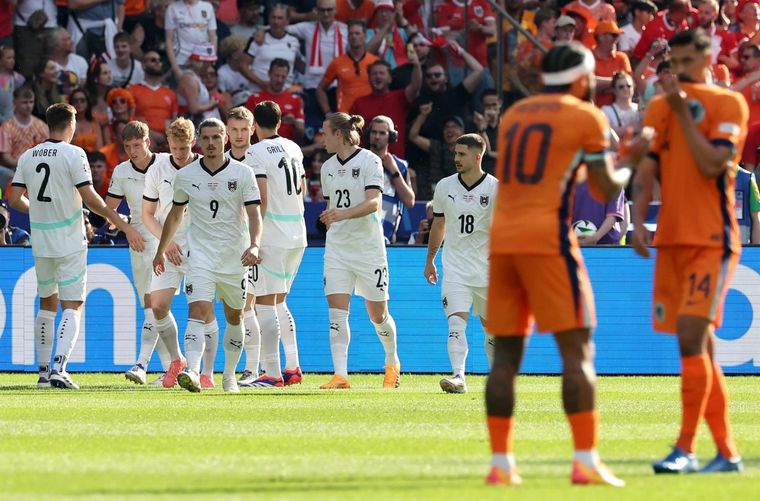 Austria le ganó a Países Bajos y lo dejó tercero. Foto: EFE