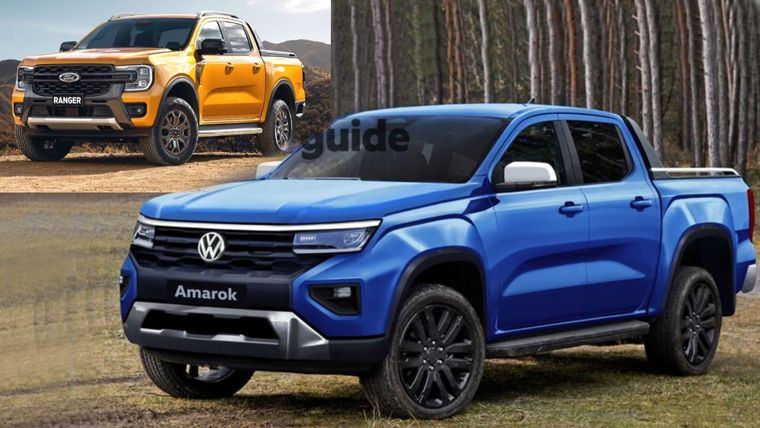 Volkswagen Amarok y Ford Ranger Estas dos camionetas serán hermanas y compartirán varios componentes.