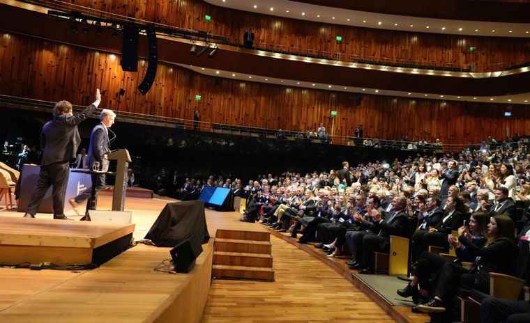 Milei, en el centro de la polémica mundial Foto: Presidencia de la Nación