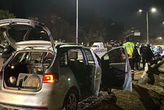 El hombre manejaba en contramano por el transitado acceso. Foto: Ministerio de Seguridad El hombre manejaba en contramano por el transitado acceso. Foto: Ministerio de Seguridad