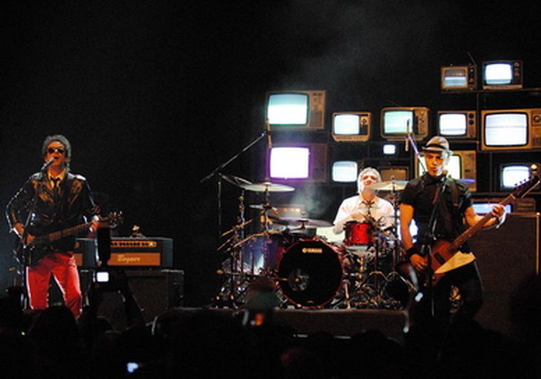 Momento soñado: Soda volvió a tocar. Foto: NA