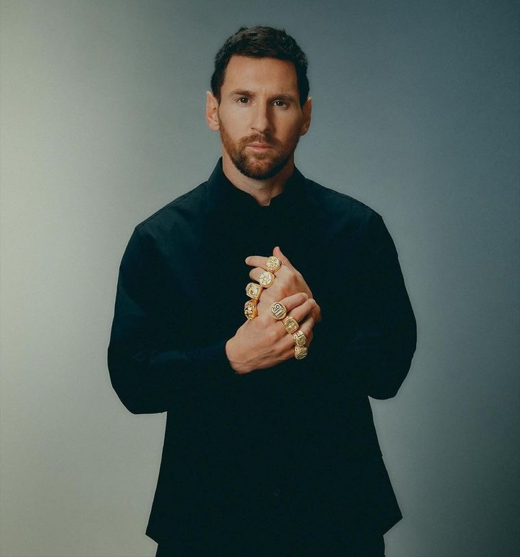 Tres famosas marcas felicitaron a Lionel Messi por su octavo Balón de Oro Foto: Instagram