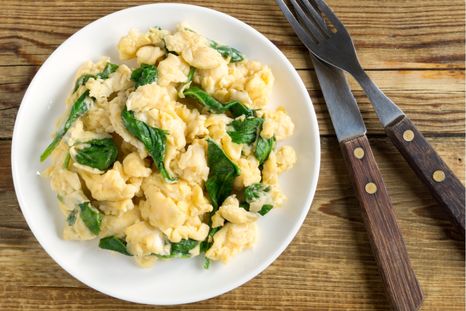 huevos revueltos Foto: Shutterstock