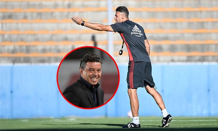 El entrenador de River promovió a primera al hijo de su antecesor.