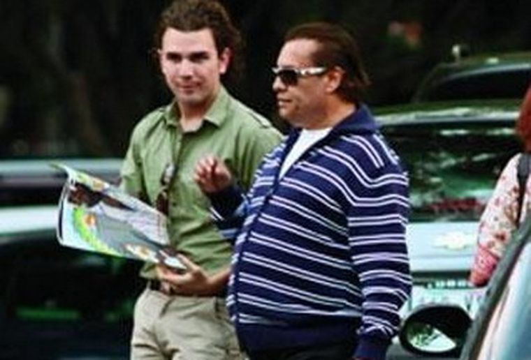 Juan Gabriel y su novio.