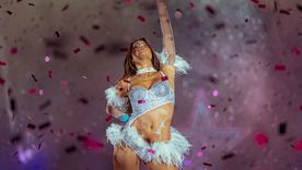 Mernes deslumbró en el carnaval de San Pablo. Foto: Gentileza prensa. PH: @simon_canedo