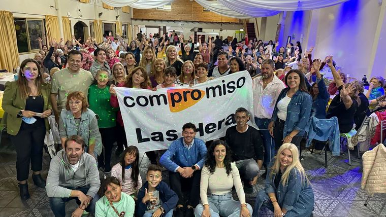 El grupo se llama Compromiso Las Heras Foto: Gentileza Ramiro de los Ríos