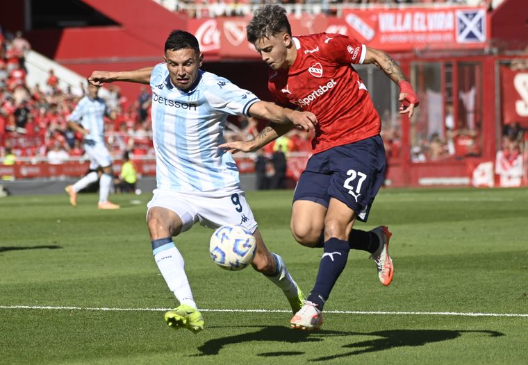Racing e Independiente se enfrentarán este domingo en el Cilindro.
