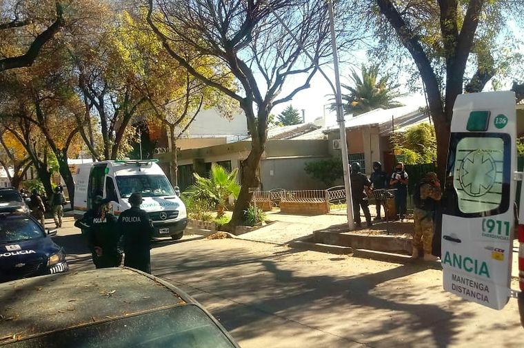 El sitio donde se produjo el incidente